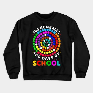 100 Days Of School Teacher And Student Celebration Novelty Crewneck Sweatshirt